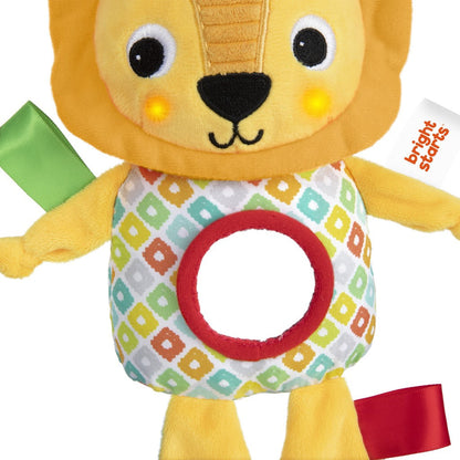 Bright Starts C-karikán játék dallamokkal, oroszlán, Huggin' Lights™, 0 hó+-2