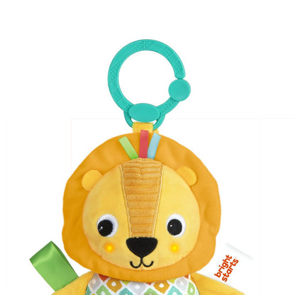 Bright Starts C-karikán játék dallamokkal, oroszlán, Huggin' Lights™, 0 hó+-3