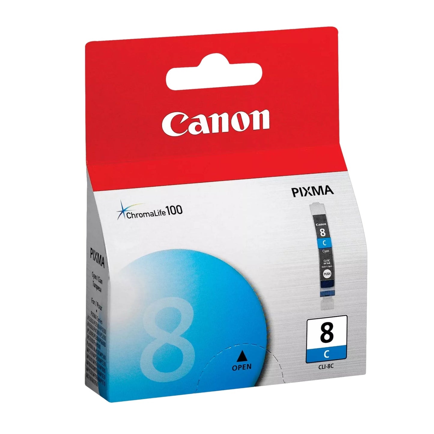 Canon CLI-8 Color Standard Yield Cyan Ink Tank-0