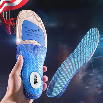 Men's Sports Insoles for Shock Absorption and Breathability