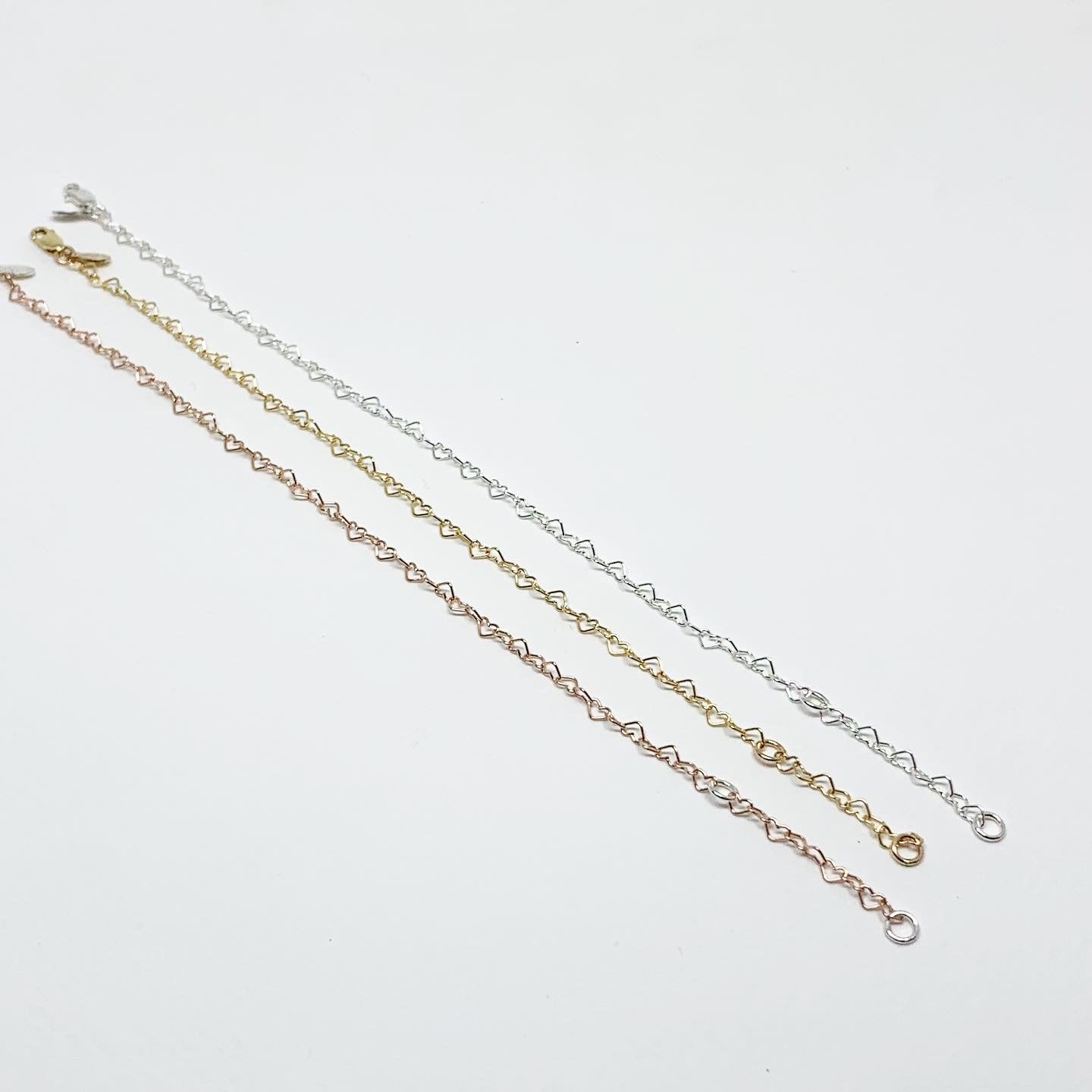 Heart Link Chain Bracelet-2