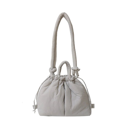 Women's Nylon Drawstring Backpack