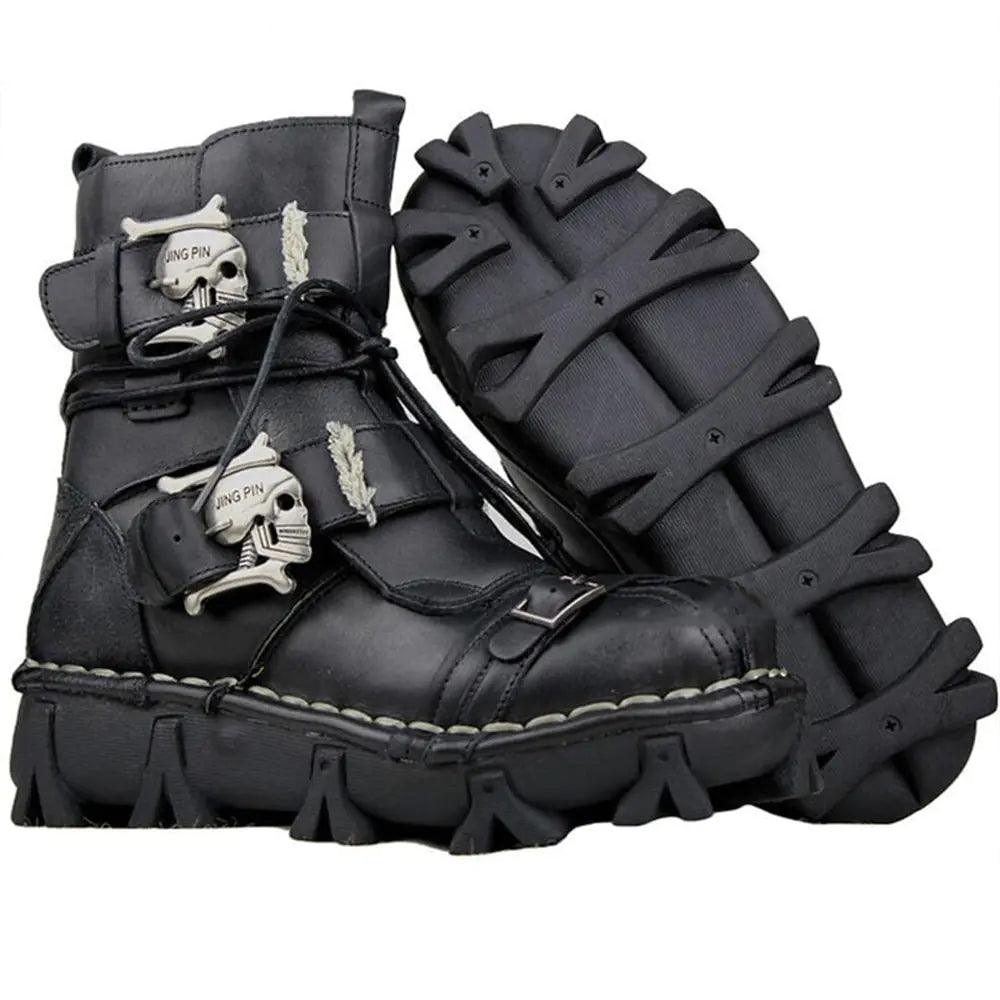 Genuine Leather Military Boots, Martin Boots, High Boots