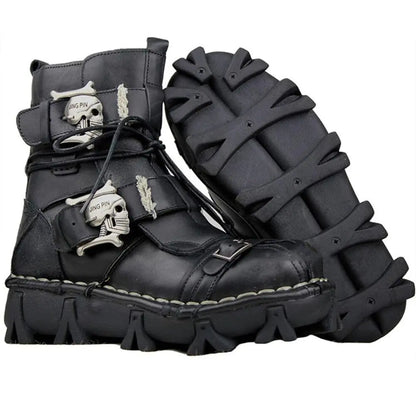 Genuine Leather Military Boots, Martin Boots, High Boots