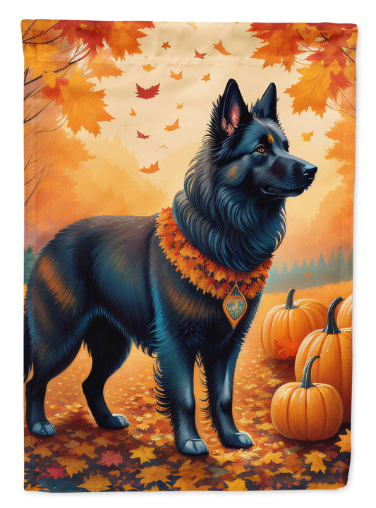 Belgian Sheepdog Fall Garden Flag-0