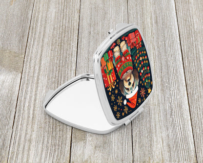 Havanese Christmas Compact Mirror-1