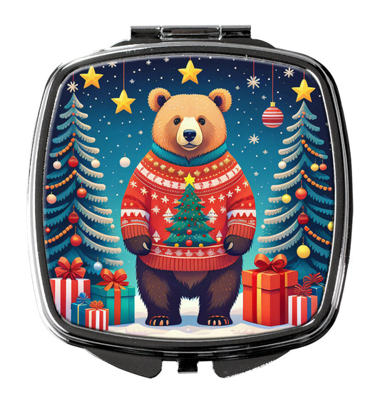Bear Christmas Compact Mirror-0