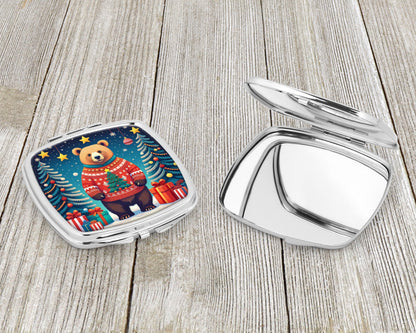 Bear Christmas Compact Mirror-2