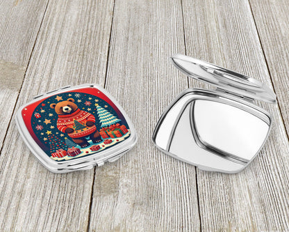Bear Christmas Compact Mirror-2