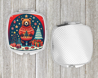 Bear Christmas Compact Mirror-3