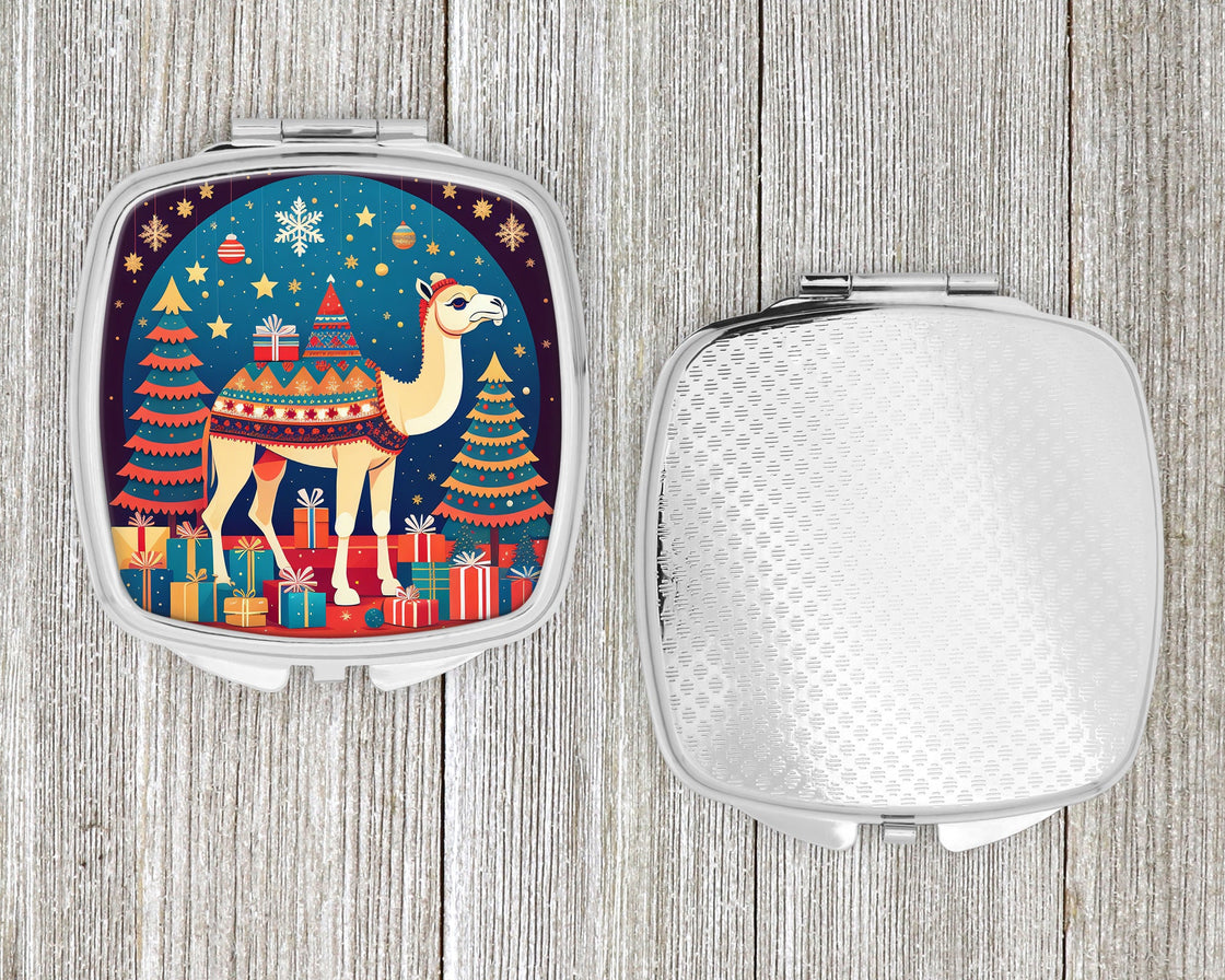 Camel Christmas Compact Mirror-3