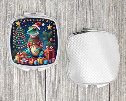 Gecko Christmas Compact Mirror-3