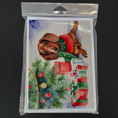Dachshund Christmas Greeting Cards Pack of 8-2