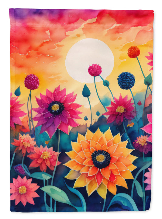 Dahlias in Color Garden Flag-0