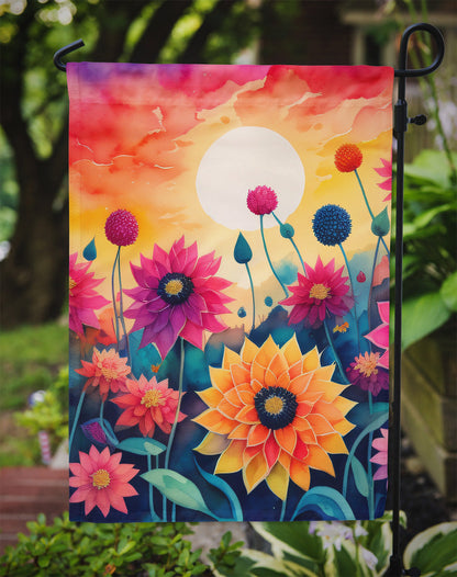 Dahlias in Color Garden Flag-2