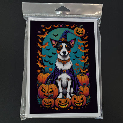 Jack Russell Terrier Witchy Halloween Greeting Cards Pack of 8-2