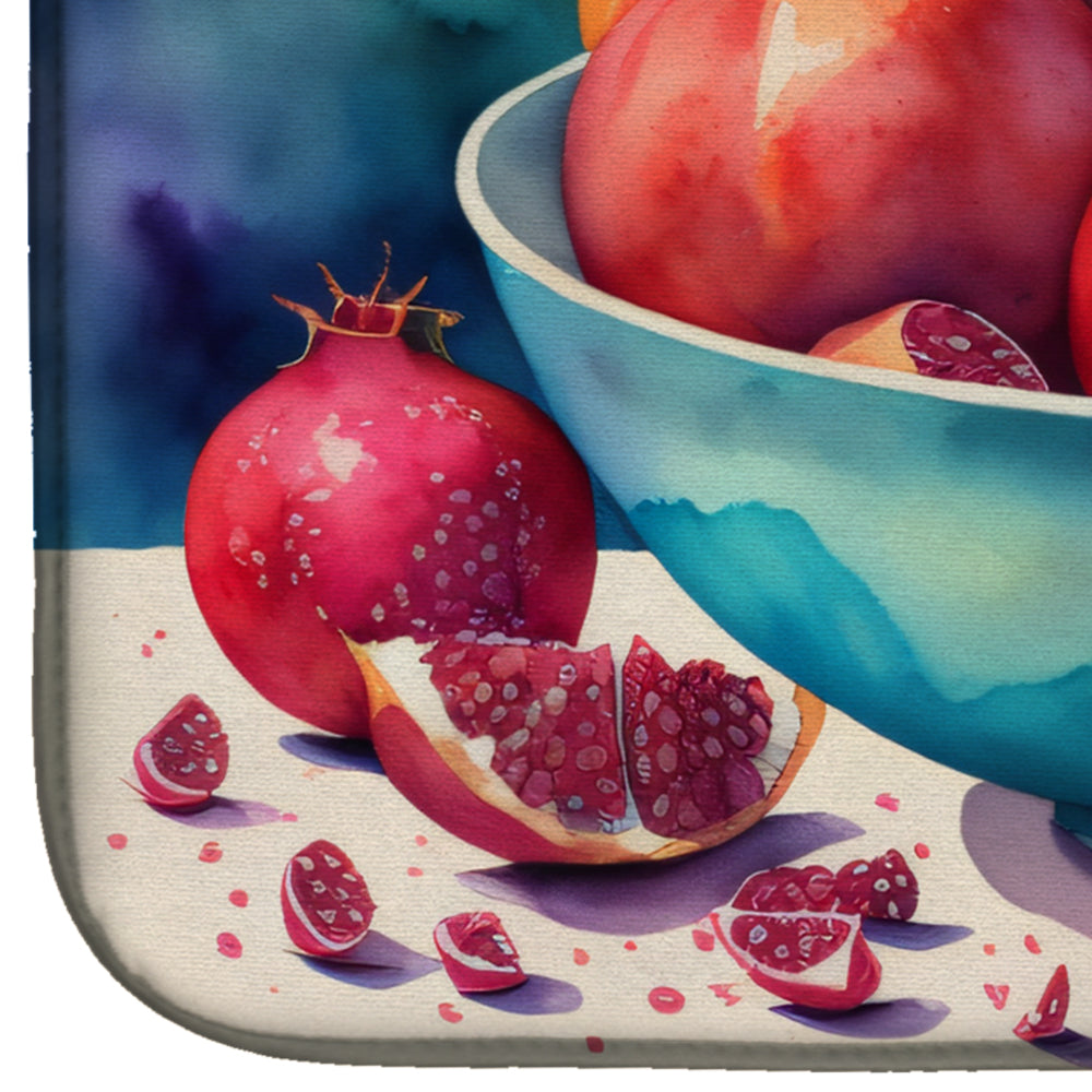 Colorful Pomegranates Dish Drying Mat-3