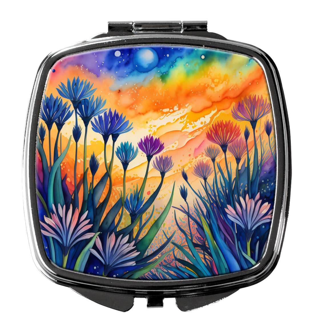 Colorful Agapanthus Compact Mirror-0