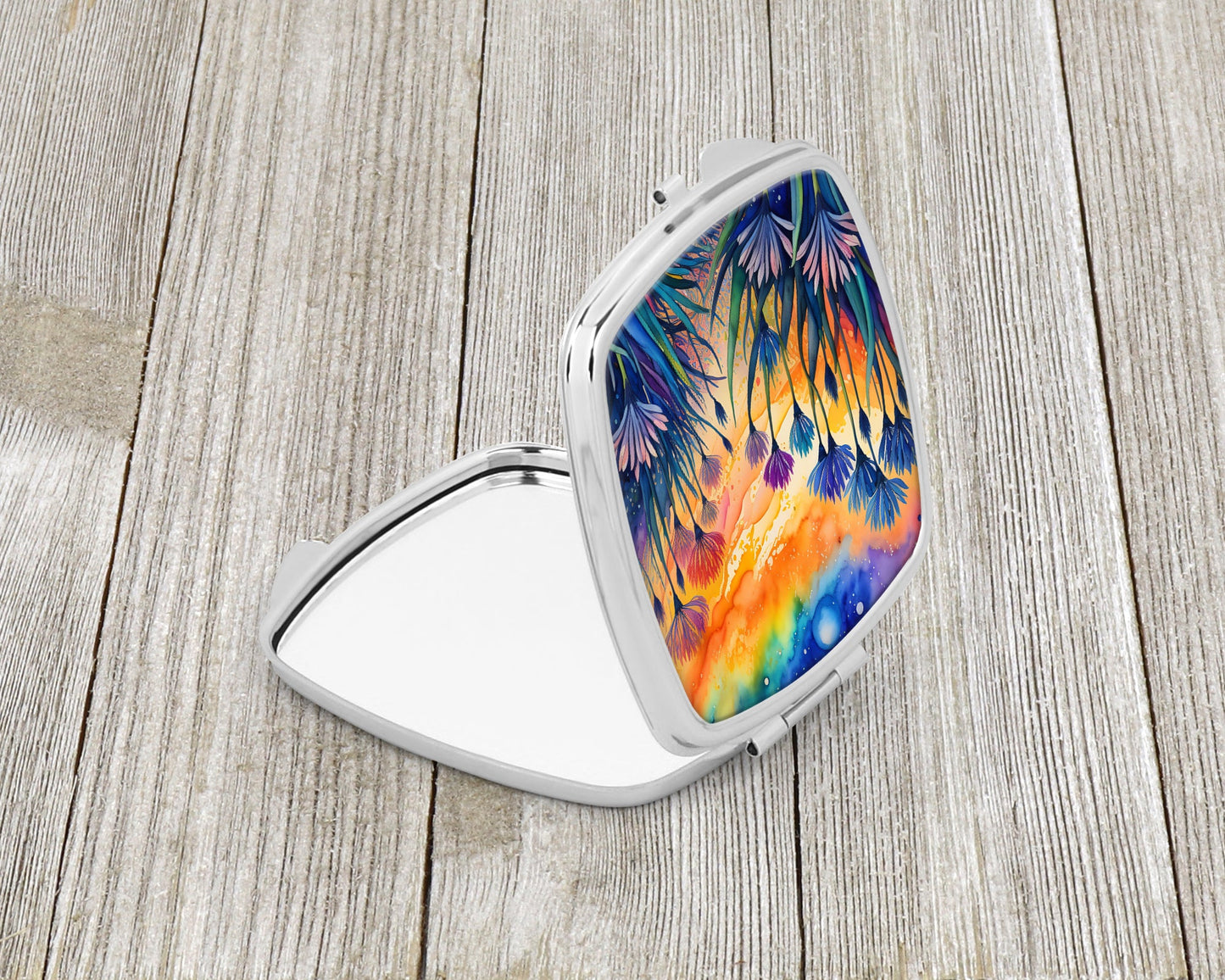 Colorful Agapanthus Compact Mirror-1