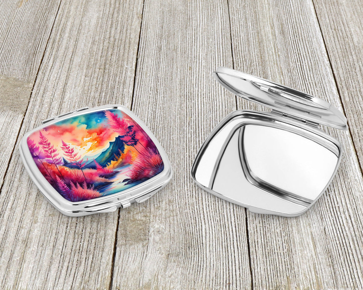 Colorful Astilbe Compact Mirror-2