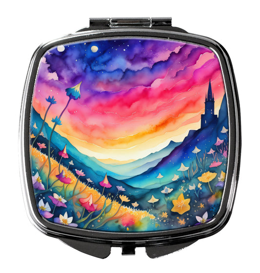 Colorful Campanula Compact Mirror-0