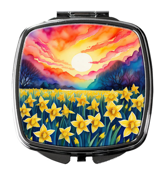 Colorful Daffodils Compact Mirror-0