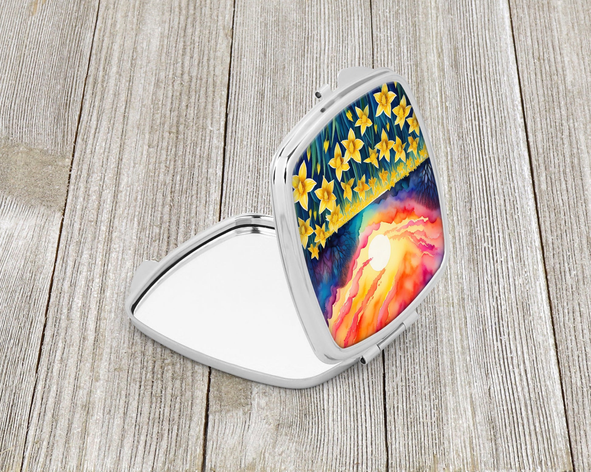 Colorful Daffodils Compact Mirror-1