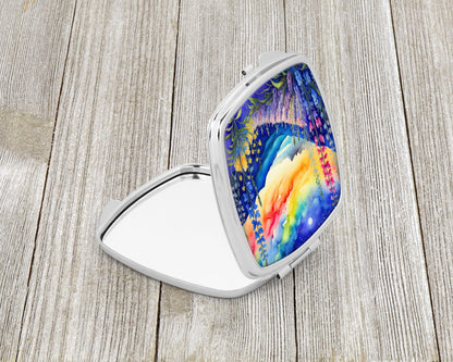 Colorful Delphinium Compact Mirror-1