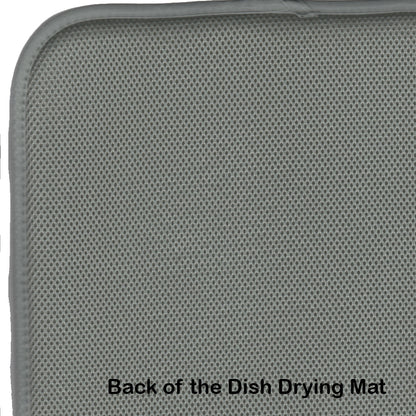 Mastiff Christmas Flowers Dish Drying Mat-4