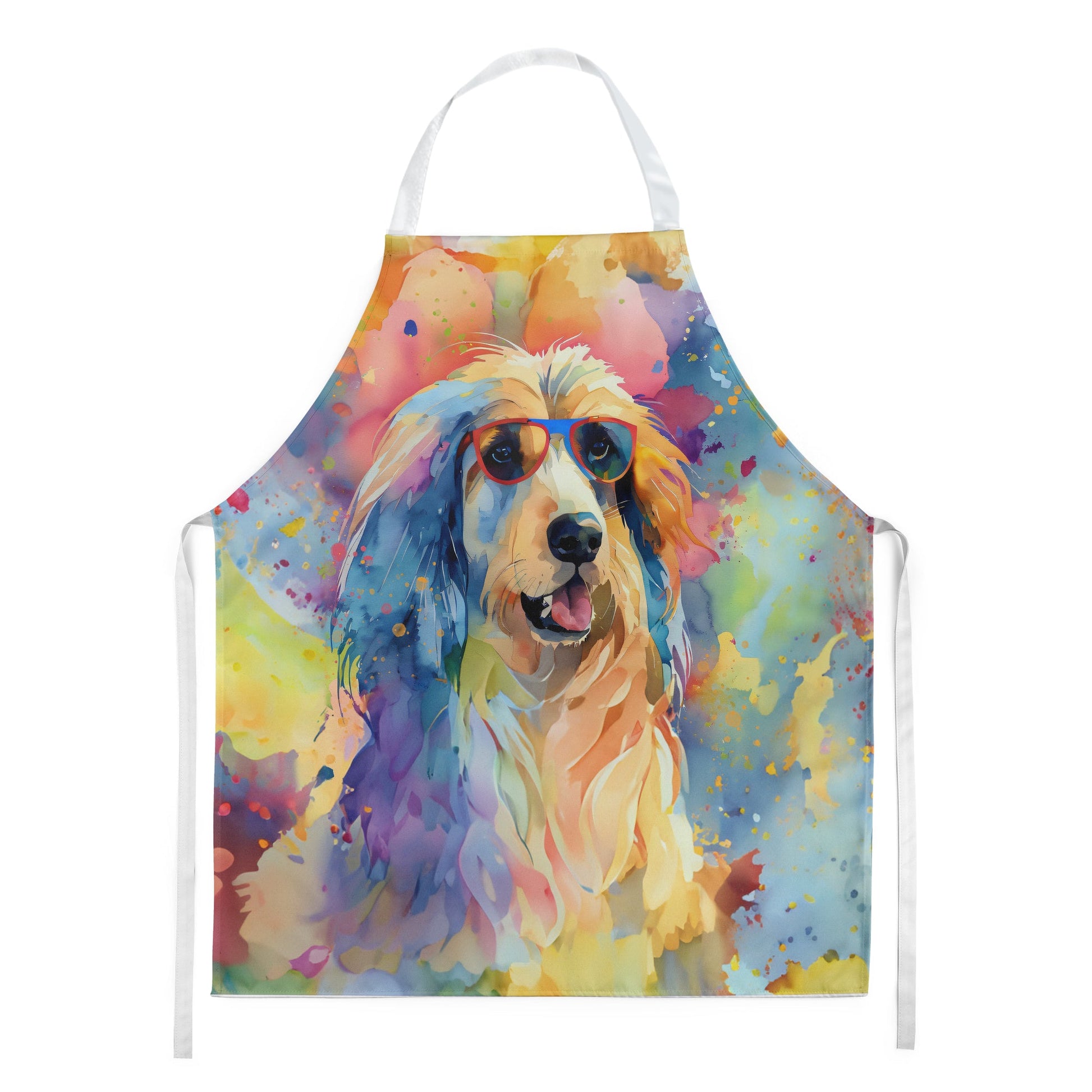 Afghan Hound Hippie Dawg Apron-0