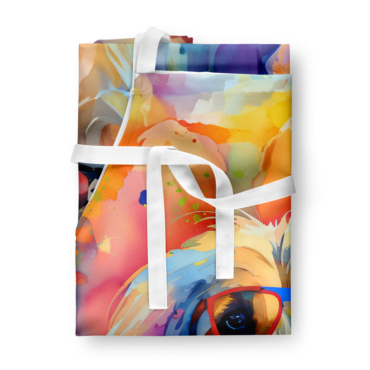 Afghan Hound Hippie Dawg Apron-2