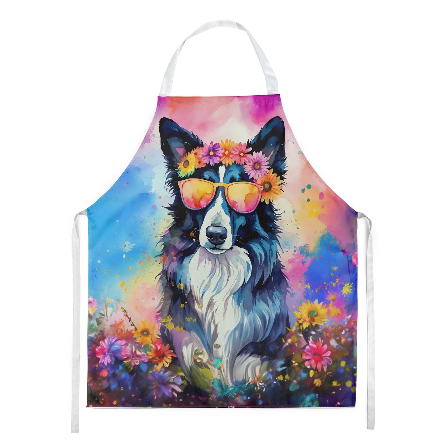 Border Collie Hippie Dawg Apron-0