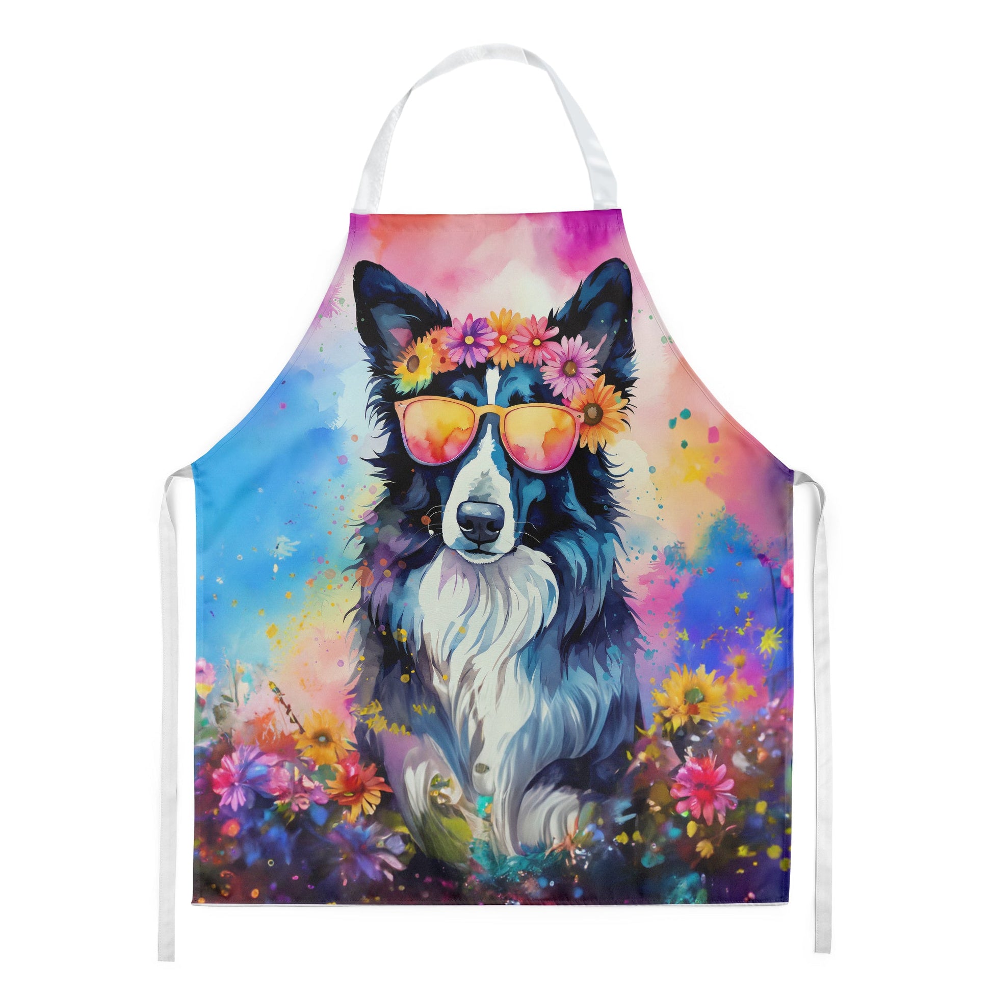 Border Collie Hippie Dawg Apron-0