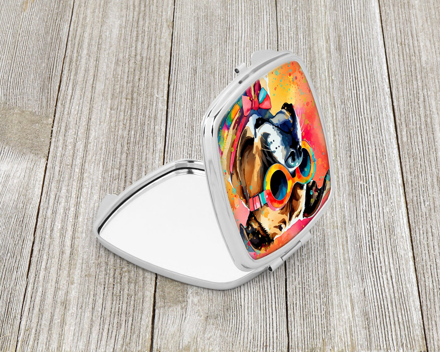 Boxer Hippie Dawg Compact Mirror-1