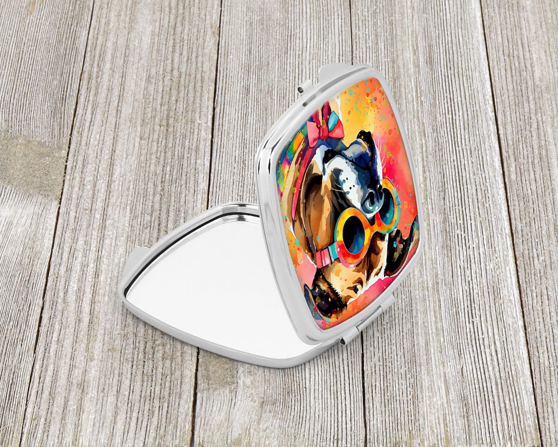Boxer Hippie Dawg Compact Mirror-1