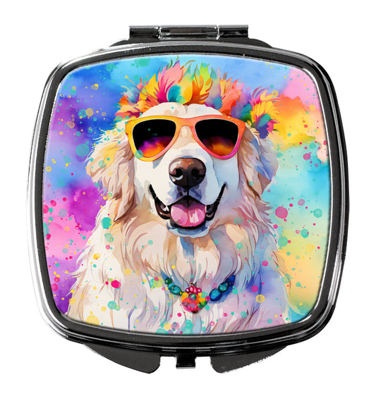 Great Pyrenees Hippie Dawg Compact Mirror-0