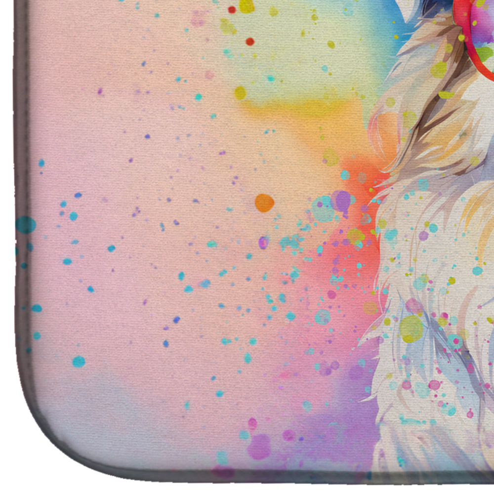 Great Pyrenees Hippie Dawg Dish Drying Mat-3