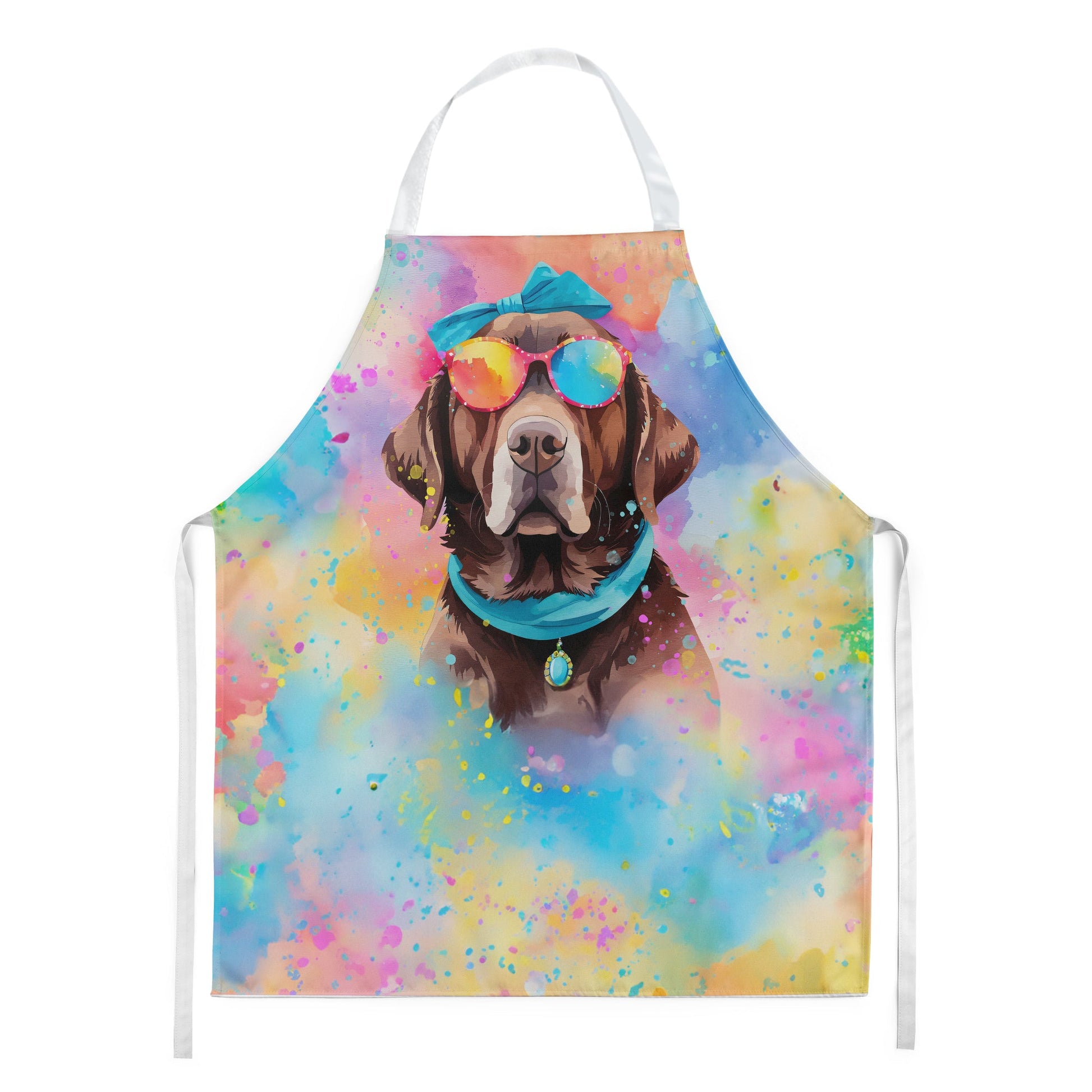 Chocolate Labrador Hippie Dawg Apron-0