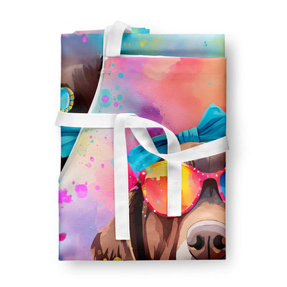 Chocolate Labrador Hippie Dawg Apron-2