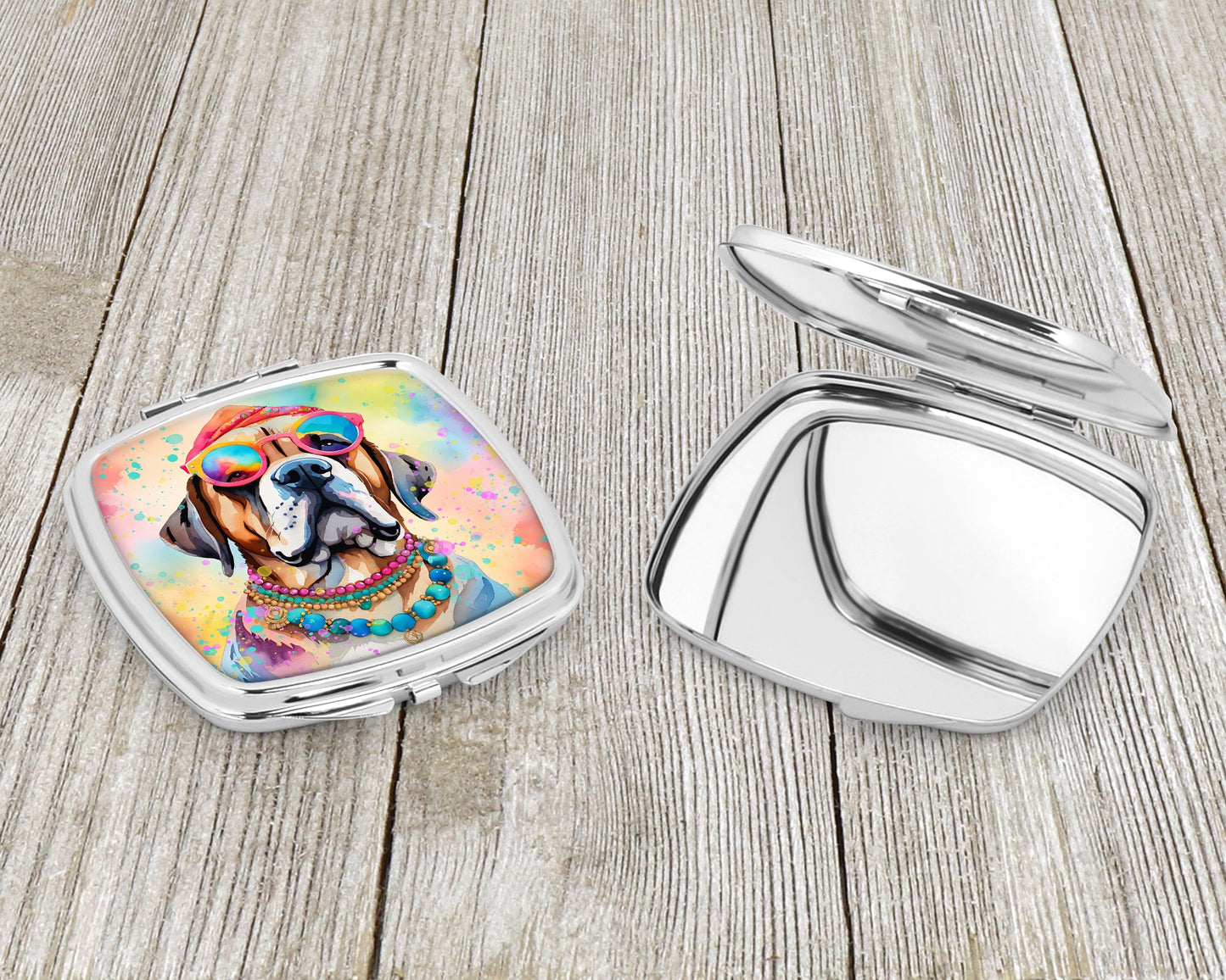 Mastiff Hippie Dawg Compact Mirror-2