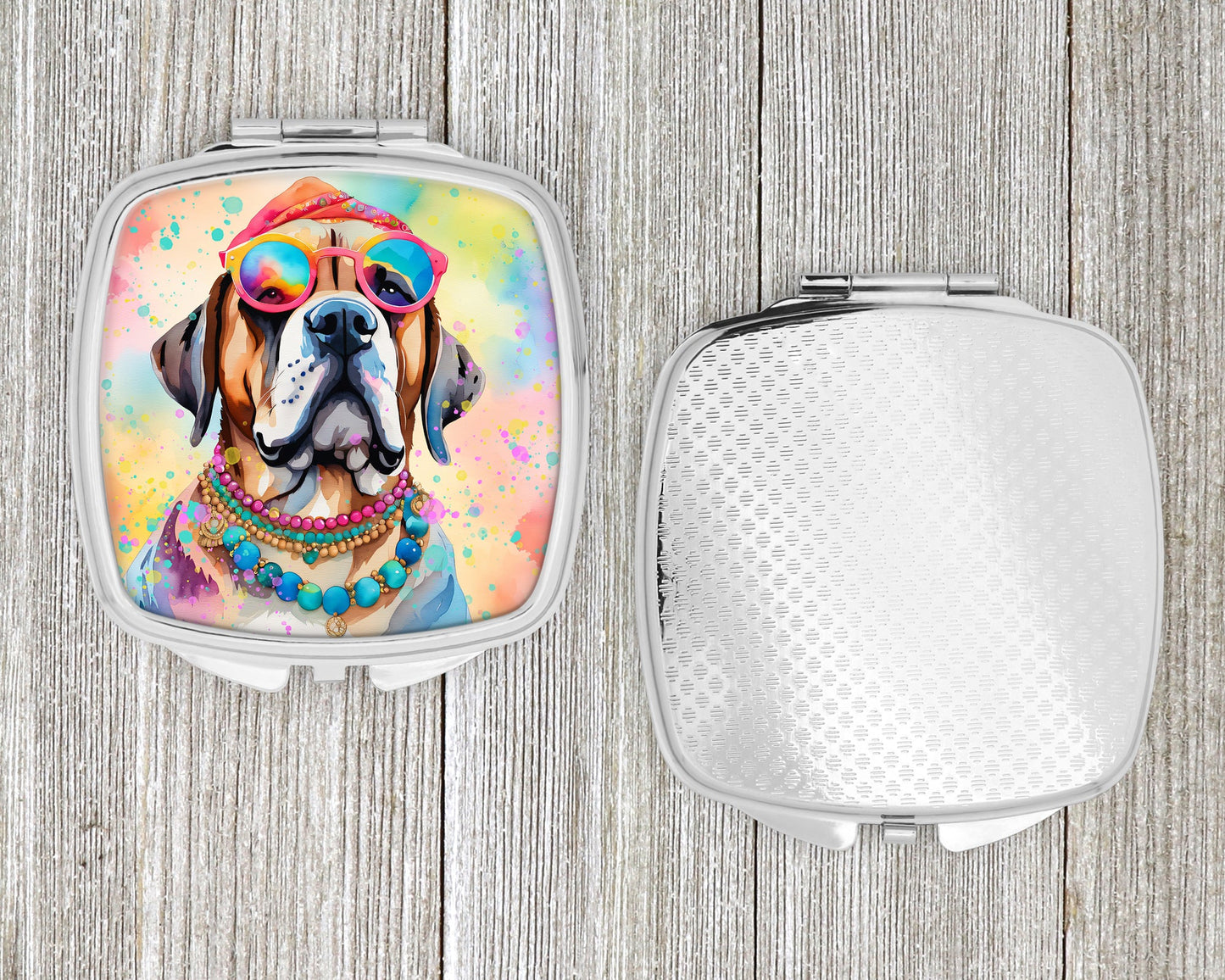 Mastiff Hippie Dawg Compact Mirror-3