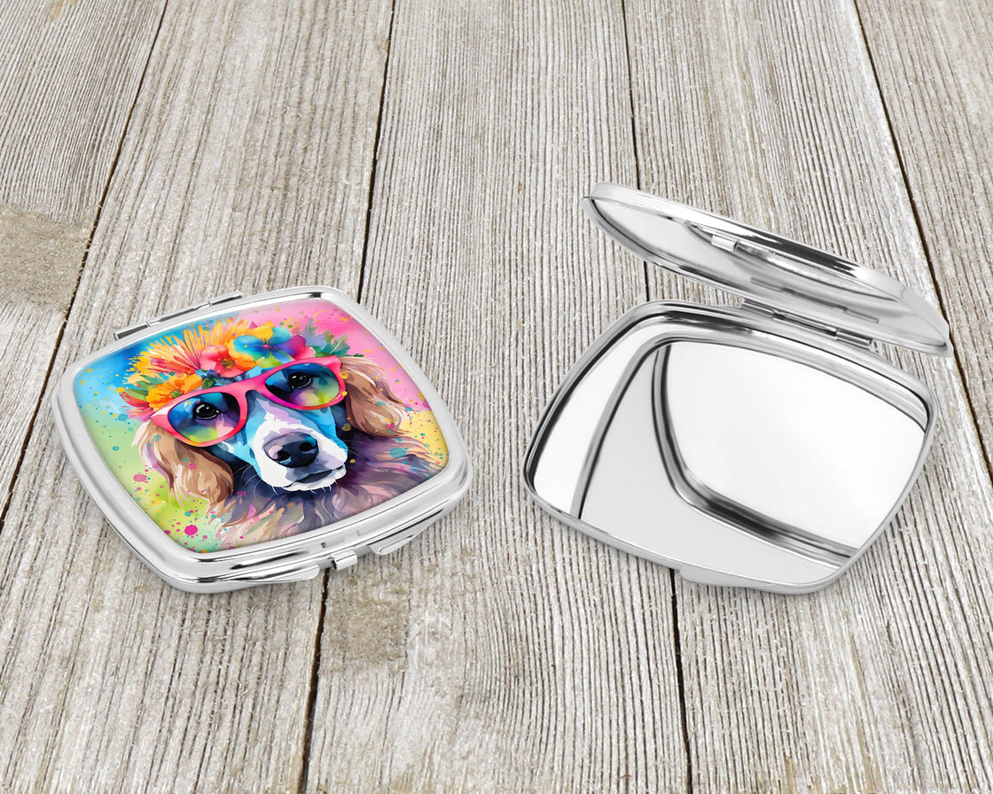 Poodle Hippie Dawg Compact Mirror-2