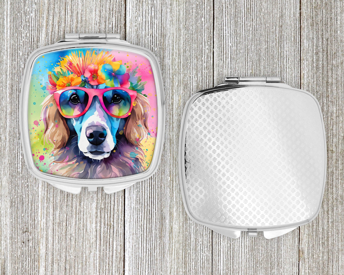 Poodle Hippie Dawg Compact Mirror-3