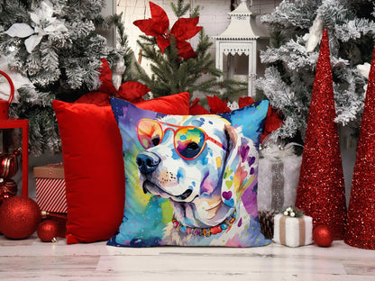 Hippie Dawg Throw Pillow-1