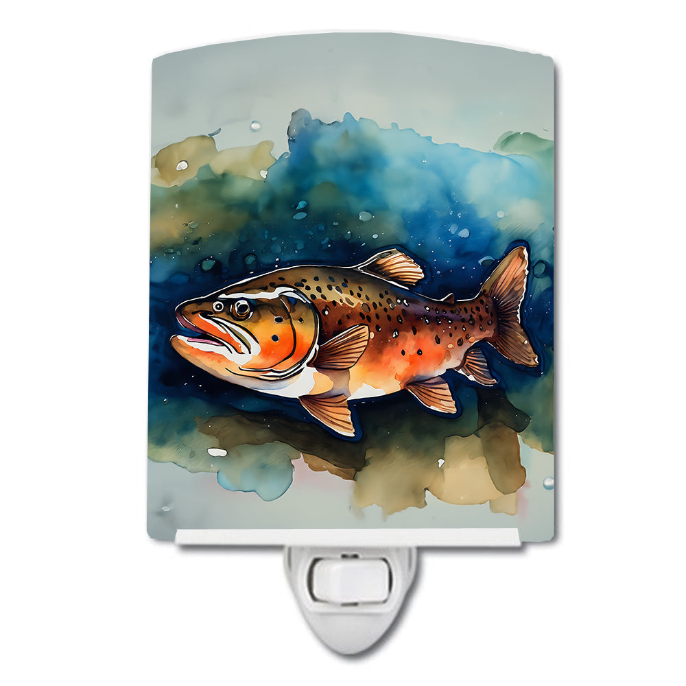 Brown Trout Ceramic Night Light-0