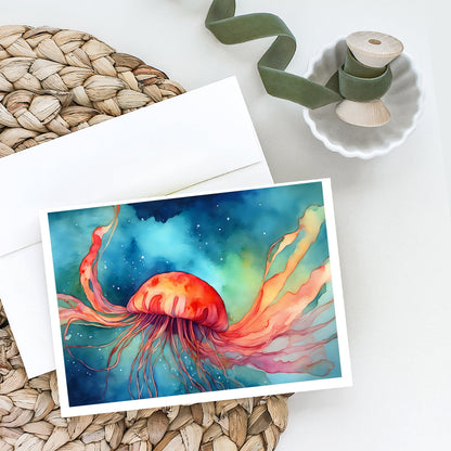Jellyfish Greeting Cards Pack of 8-1