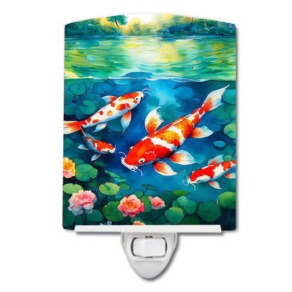 Koi Fish Ceramic Night Light-0