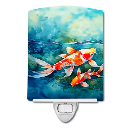 Koi Fish Ceramic Night Light-0