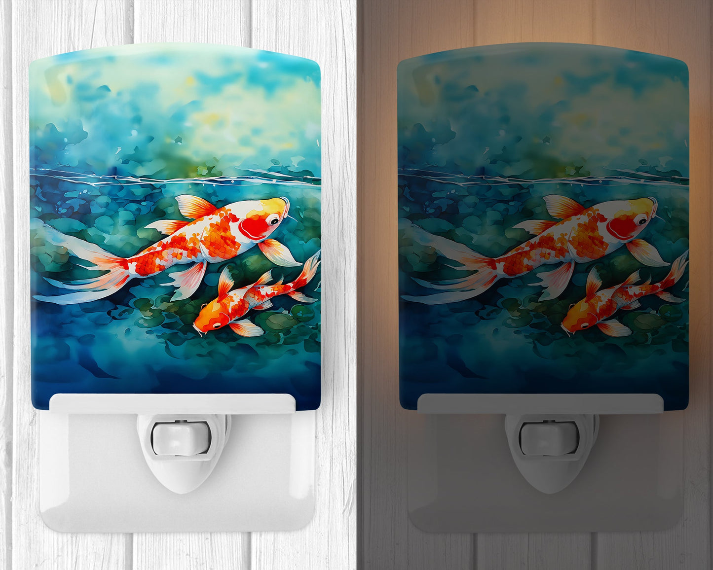 Koi Fish Ceramic Night Light-1