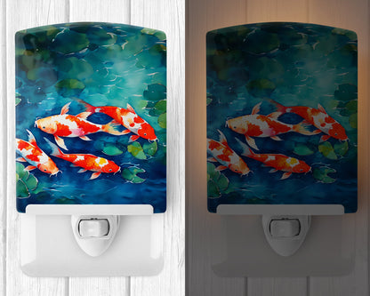 Koi Fish Ceramic Night Light-1